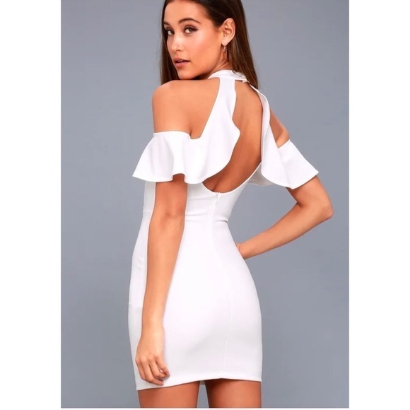 NWT LULU'S Your Time Off-The-Shoulder Bodycon Dress Size XS - Picture 1 of 11